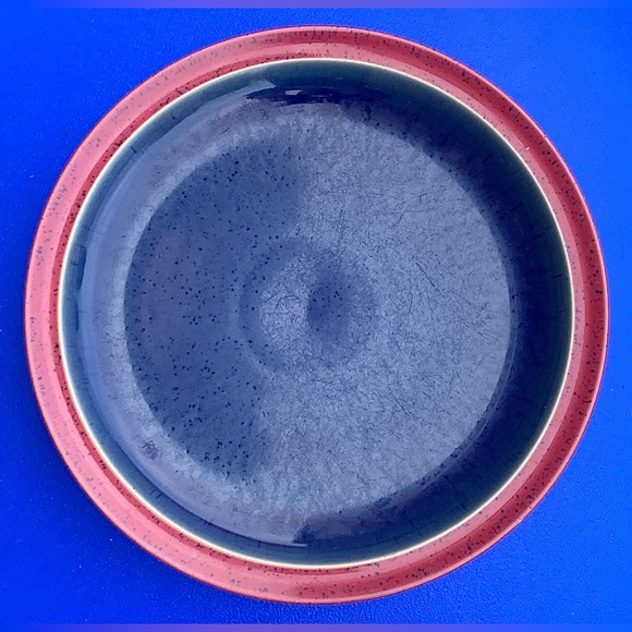 Red & Blue DENBY HARLEQUIN Dinner Plate Replacement - Picture 12 of 14